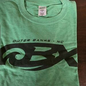 Gildan Green Graphic Short Sleeve Tee